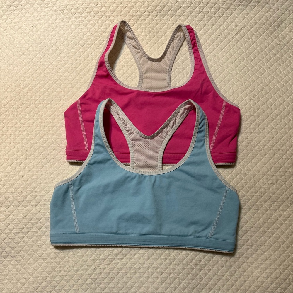 Champion Pink and Blue Sports Bras, Size M - Picture 6 of 8